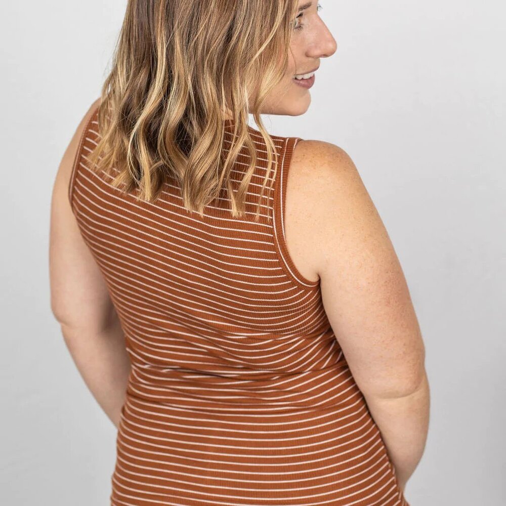 Addison Tank - Rust Stripe - Picture 4 of 4